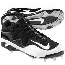 NEW Nike Air Swingman 2 Metal Baseball Cleats Black White Griffey Size 11
